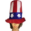 image:imageForum Novelties Mens Uncle Sam Velvet Adult Top HatAs Shown