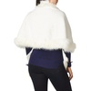 image:imageForum Novelties Vintage Hollywood Faux Mink StoleWhite