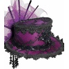 image:imageForum Novelties Womens Steampunk Victorian Mini Top Hat Costume AccessoryPurple