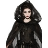 image:imageRubies Adult FullLength Sheer Cape with Oversized HoodBlack