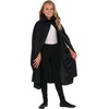 image:imageRubies Black 36 inch Long Fabric Cape With Foam Filled Collar for Kids Unisex No Size