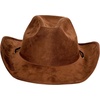image:imageRubies Brown Faux Suede Cowboy Hat for Adults Mens No Size