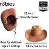 image:imageRubies Brown Faux Suede Cowboy Hat for Kids Boys No Size