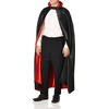 image:imageRubies Costume Long Satin CapeBlackRed