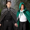 image:imageRubies Dark Renaissance Cape for Adults Mens One Size BlackGrey