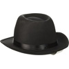 image:imageRubies Deluxe Black Costume Fedora for Adults Mens No Size
