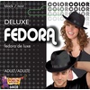 image:imageRubies Deluxe Black Costume Fedora for Adults Mens No Size