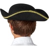 image:imageRubies Deluxe Tri Corner PirateColonial Hat for Kids Boys No Size Black