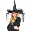 image:imageRubies Deluxe Witch Hat with Tulle for Adults Womens No Size