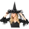 image:imageRubies Deluxe Witch Hat with Tulle for Adults Womens No Size