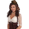 image:imageRubies Distressed Brown MiniDerby Hat for Adults Womens No Size