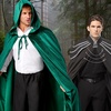 image:imageRubies Green Hooded Cloak for Adults Mens One Size