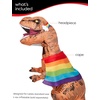 image:imageRubies Themed Inflatable TRex Dress Up Accessory KitRainbow