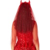 image:imageRubies Villainous Veil Red Devil Horns on Headband with Veil for Adults Womens No Size