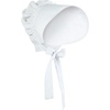 image:imageRubies White Colonial Bonnet for Kids Girls No Size