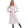 image:imageForum Novelties Womens Medieval Chemise Costume AccessoryWhite