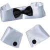 image:imageForum Womens Costume Collar Bow Tie and Cuff SetBlackWhite