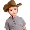 image:imageRubies Brown Faux Suede Cowboy Hat for Kids Boys No Size