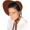 image:imageRubies Brown Felt Colonial Bonnet for Adults Womens No Size