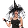 image:imageRubies Deluxe Witch Hat with Tulle for Adults Womens No Size