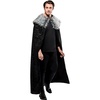 image:imageRubies Faux Fur Trimmed Cape for Adults Mens One Size