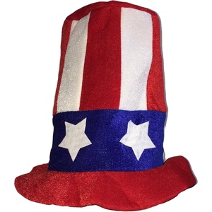 image:imageForum Novelties Mens Uncle Sam Velvet Adult Top HatAs Shown