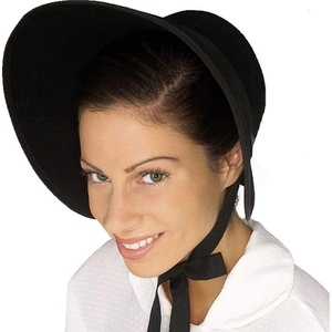 image:imageForum Novelties womens Colonial Felt BonnetBlack