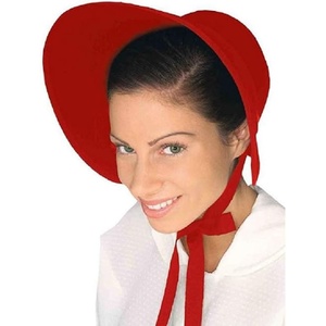 image:imageForum Novelties womens Colonial Felt BonnetRed