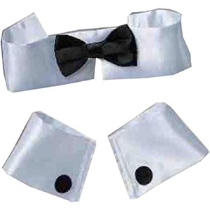 image:imageForum Womens Costume Collar Bow Tie and Cuff SetBlackWhite