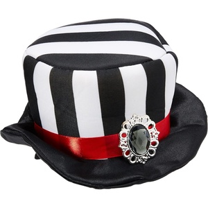 image:imageRubies Costume Co Womens Black and White Striped Mini Top HatBlackWhite