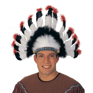 image:imageRubies Feather Headdress Costume Accessory for Adults Unisex No Size