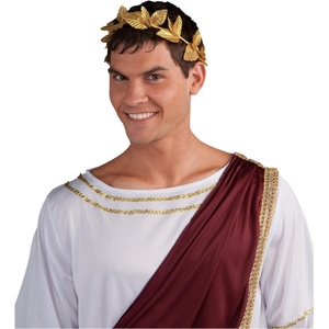 image:imageRubies Gold Leaf Wreath Roman Headband for Adults Unisex No Size