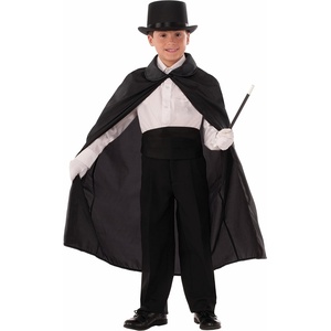 image:imageRubies Magician 36 Inch Long Cape for Kids Unisex Standard Black