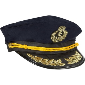 image:imageRubies Navy Blue Captain Hat for Adults Mens No Size