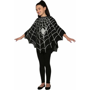 image:imageRubies Spider Web Poncho Costume Accessory for Kids Girls One Size