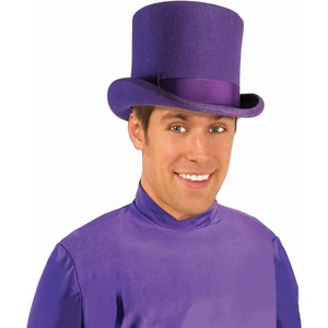 image:imageRubies Super Deluxe Purple Top Hat for Adults Unisex No Size