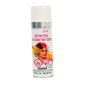 image:imageRubies White Haircolor Costume Hairspray for Adults Unisex 3 OuncesWhite