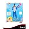 image:imageRubies Adult Baby Shark Comfywear OnePiece Hooded JumpsuitBlue