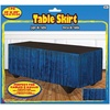 image:imageRubies Green Tinsel Fringe Table Skirt Dcor for Adults Unisex 144 x 29 RectangularBlue