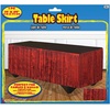 image:imageRubies Green Tinsel Fringe Table Skirt Dcor for Adults Unisex 144 x 29 RectangularRed