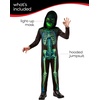 image:imageRubies Light Up Neon Skeleton Costume with Light Up Mask for Kids Boys Large
