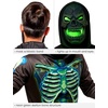 image:imageRubies Light Up Neon Skeleton Costume with Light Up Mask for Kids Boys Large