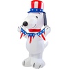 image:imageRubies Peanuts Snoopy Patriotic Inflatable 35 Feet Tall