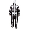 image:imageRubies Skeleton Comfywear Hooded Jumpsuit for Adults Mens MediumBlack