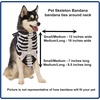 image:imageRubies Skeleton Pet Bandana for Dogs or Cats MLMediumLarge