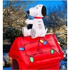 image:imageRubies at Party City Peanuts Snoopy on Doghouse Multi Holiday Lawn Inflatable by Rubies 35 feet