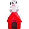 image:imageRubies at Party City Peanuts Snoopy on Doghouse Multi Holiday Lawn Inflatable by Rubies 35 feet