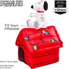 image:imageRubies at Party City Peanuts Snoopy on Doghouse Multi Holiday Lawn Inflatable by Rubies 35 feet