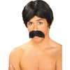 image:imageForum Novelties Mens Burt The Bandit Novelty Wig and MustacheBlack