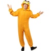 image:imageRubies Adult OnePiece Hooded Garfield Jumpsuit Costume As Shown